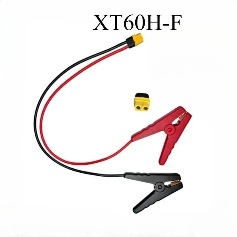 DIY Universal XT60/90 to Alligator Clips Cable 10/12AWG High Current Wire for Battery Charging Model Aircraft Power Connection Quake XT60-Female 10AWG 0.5M