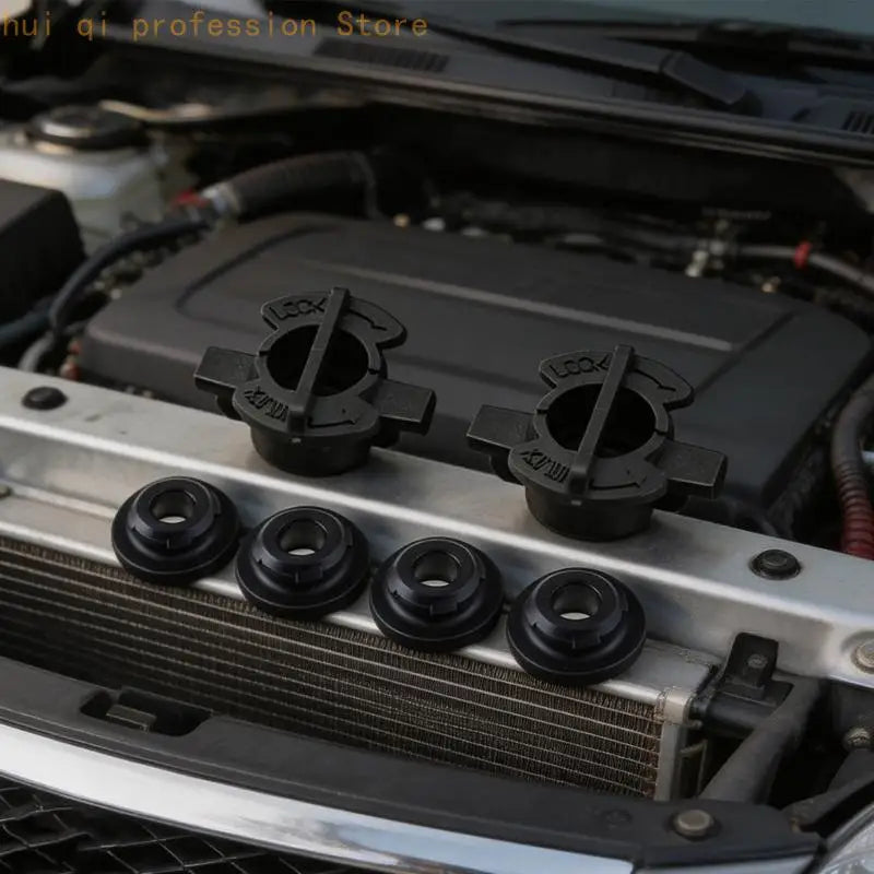 Vehicle-Specific Radiator Upper Retainer Set with 6 Mount Pieces for 21542-JK00A H8WE Quake