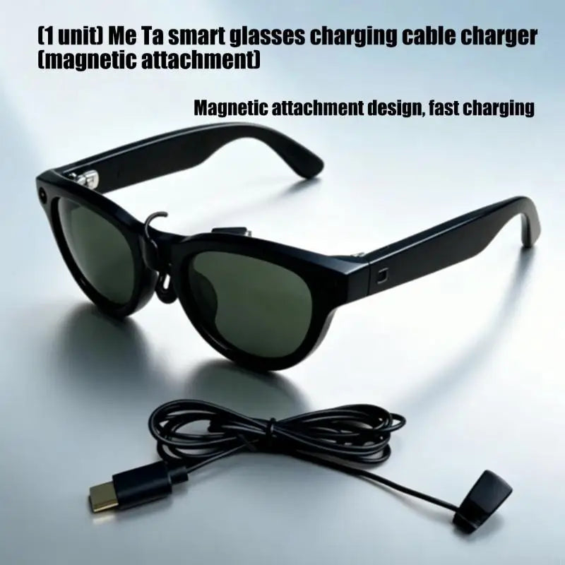 Charging Cable for Intelligent Glasses with Type C Interfaces Fast Chargers 1.2M/47.24in Length Efficient Design K1KF Quake CN