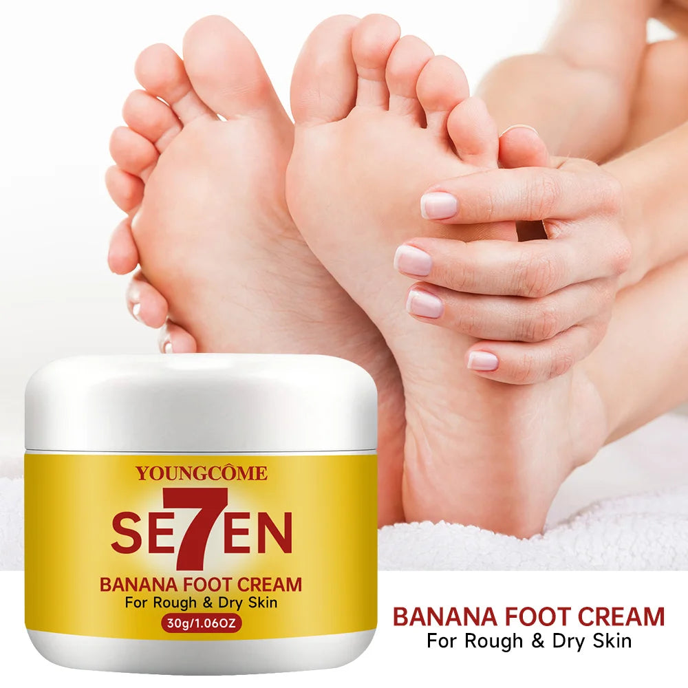 Anti-Drying Crack Foot Cream Heel Cracked Repair Cream Banana Oli Moisturizing Removal Dead Skin Hand Feet Smooth Care Quake