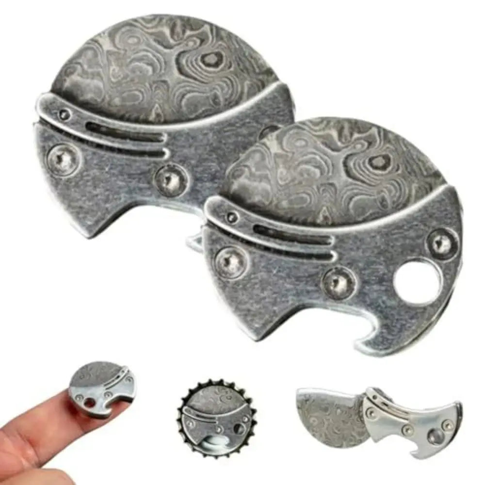 Portable Titanium Material Bottle Opener Practical Design Quirky Style EDC Cutter Compact Can Opener Outdoor Activities Quake