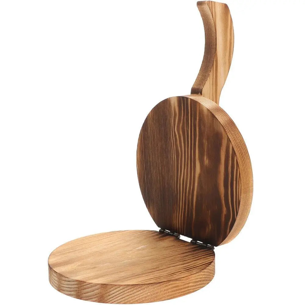 DIY Wooden Dumpling Wrapper Presser Pastry Tool Kitchen Baking Accessories Dough Presser Round Shape Chapati Presser Household Quake