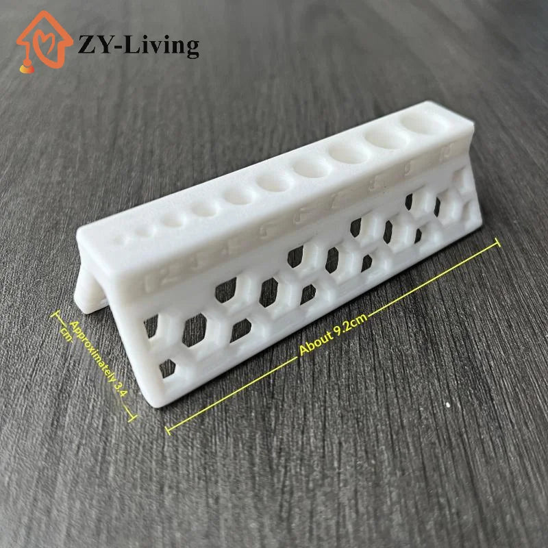 1Pcs 15mm 10-Hole Drill Bit Guide Firmly Fixed Non-Slip Drill Bit Holder Accurate Drilling Auxiliary Drill Bit PVC Pipe Quake