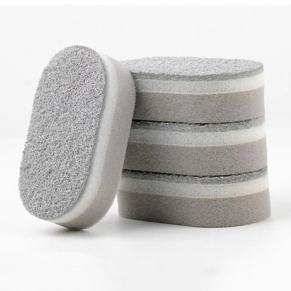 1/2/3Pcs Three-Layers Dishwashing Sponge Double-Sided Decontamination Cleaning Rag Household Cleaning Tools Cleaning Quake 1Pc
