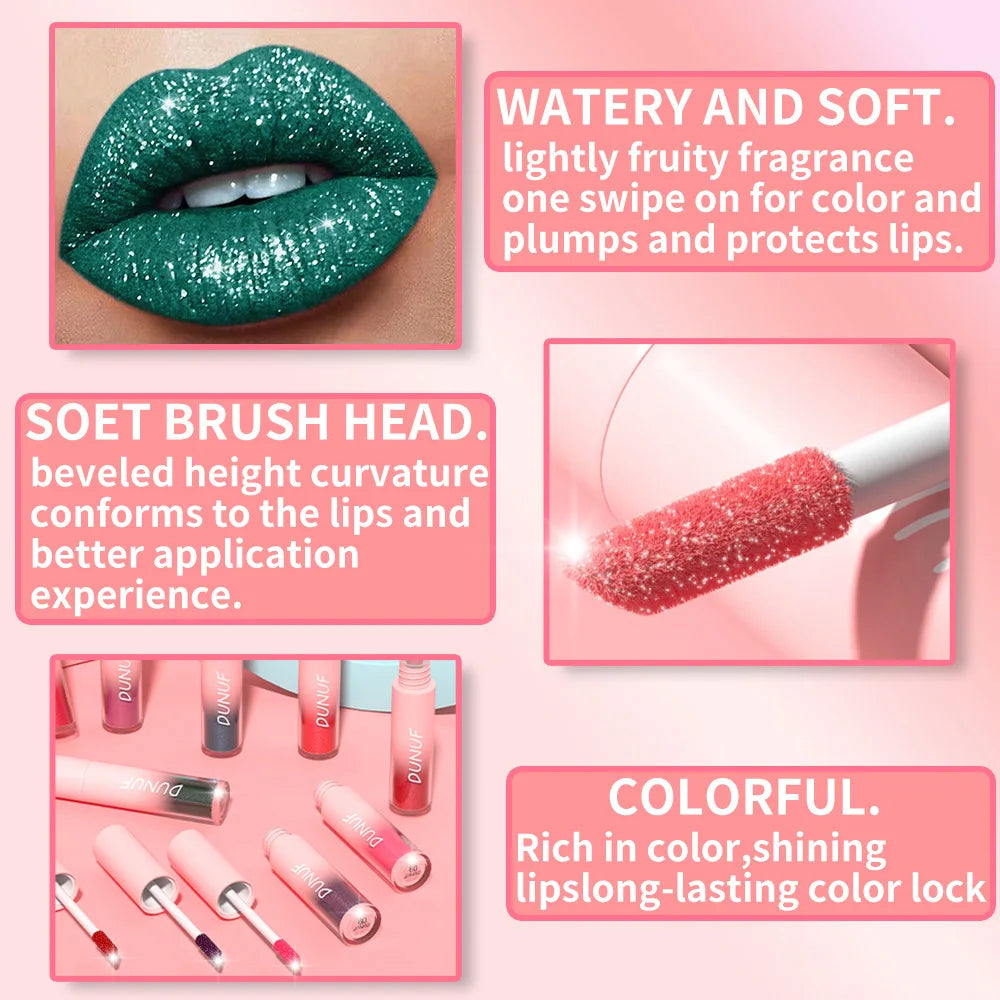 18 Color Flash Diamond Lipstick Lip Gloss Quake