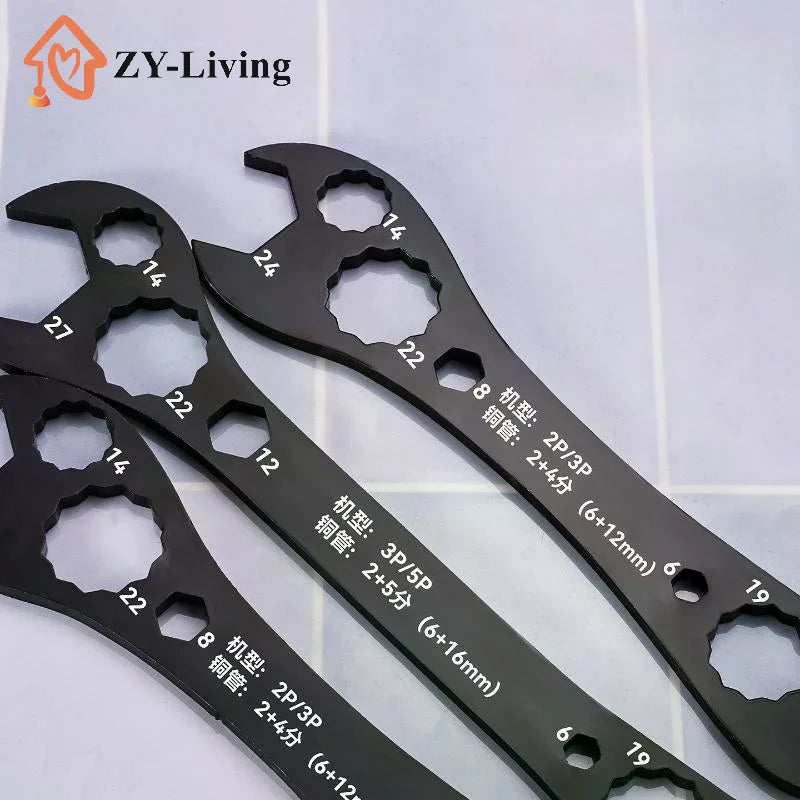 1Pcs Multi-Function Double-End Fixed Wrench Air Conditioner Wrench Open End Wrench Set Ultra-Thin Flat Wrench Tool Quake