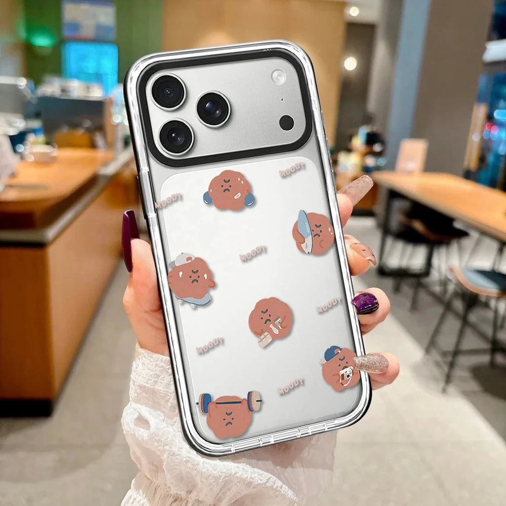 6082526 White Border Magnetic Phone Case Cover for IPhone 12 13 14 15 16 17 18 Pro Max Case Quake