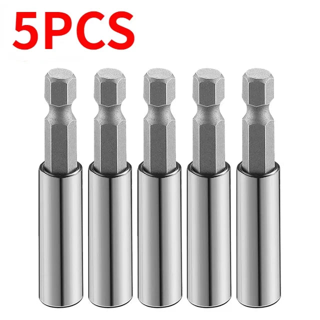 10/1pcs Magnetic Drill Bit Extension Rods Screwdriver Drive Guide 1/4 Hex Batten Head Quick Change Power Screw Driver Adapter Quake 5PCS