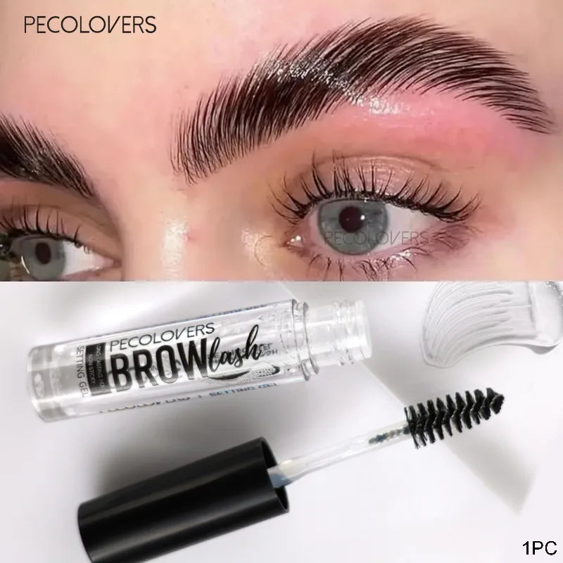 1PC Transparent Eyebrow Gel with Black Cap, Eyebrow Shaping, Suitable for Festivals and Date Makeup, Eyebrow Cosmetics Quake