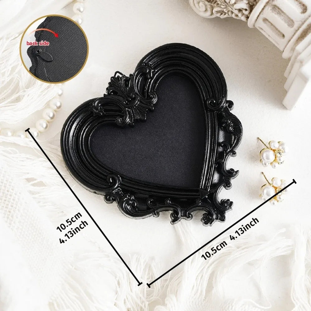 Hanging Mini Photo Frames Photographic Props Wall Space DIY Vintage Picture Frame Resin Baroque Ornate Decorative Frames Quake A66