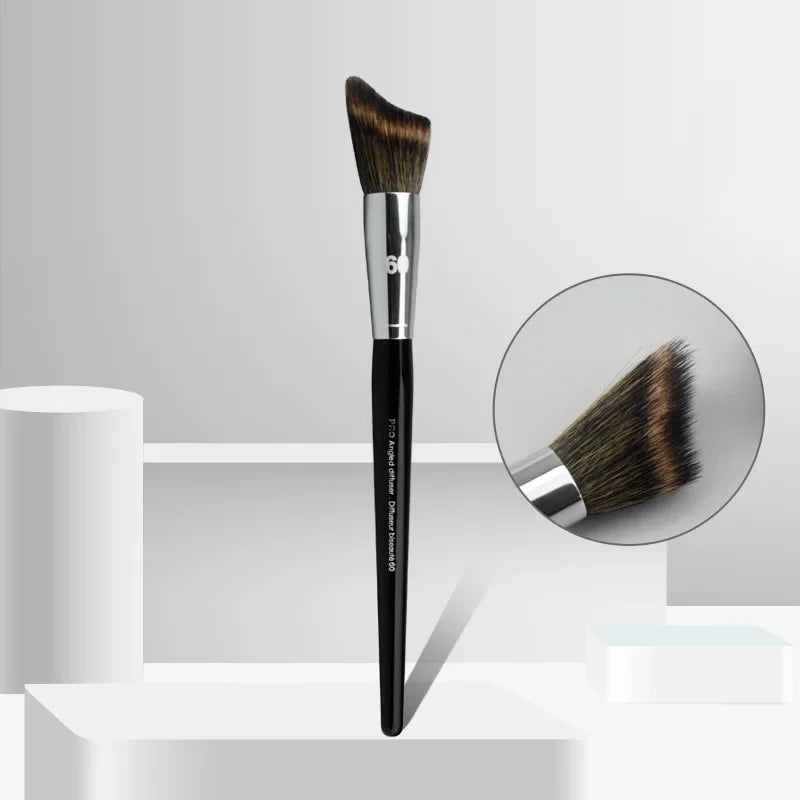 Pro Angled Diffuser Makeup Brushes Angled Sculpting New SEP #60 Make up Brush Blusher Wood Handle Cosmetic Tools Professiona Quake