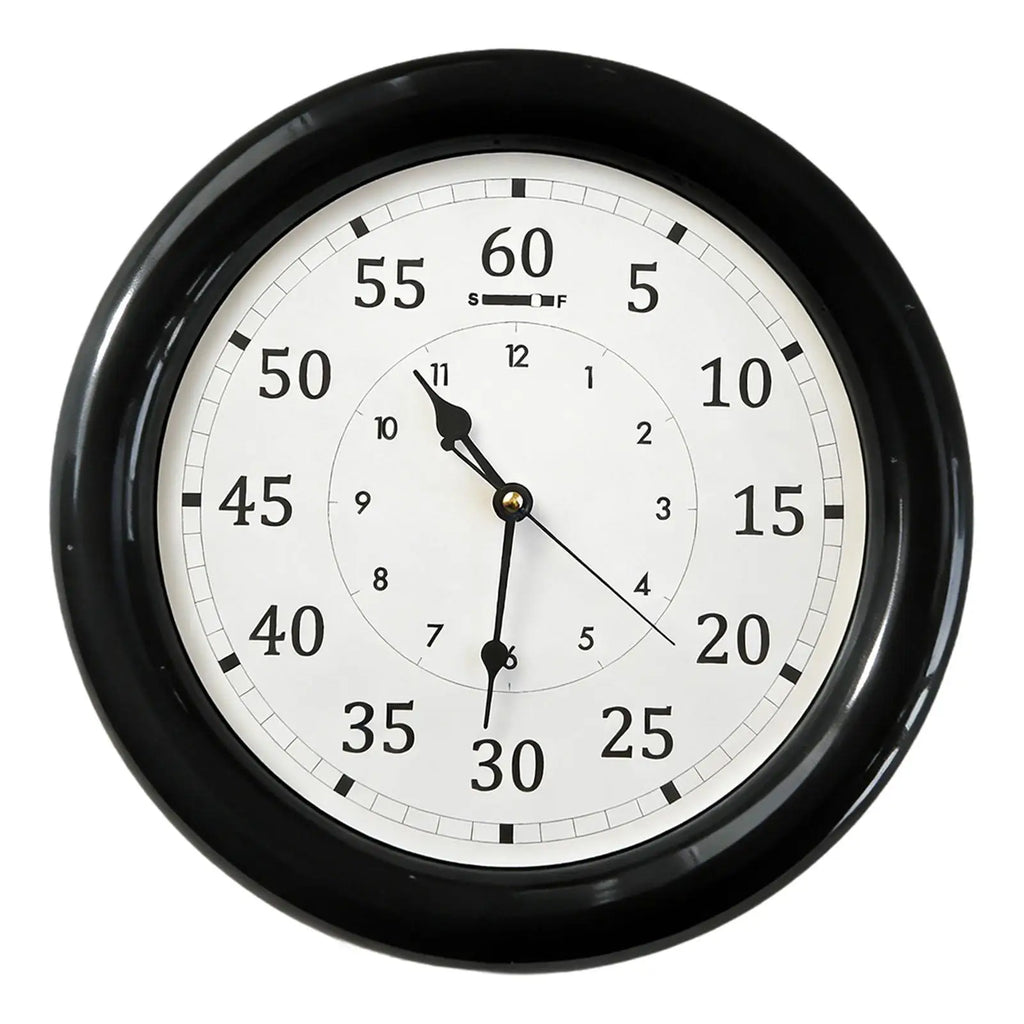 Versatile Wall Clock Modern Design Easy Read Decorative Accent for Bedroom Bathroom Dining Home Quake