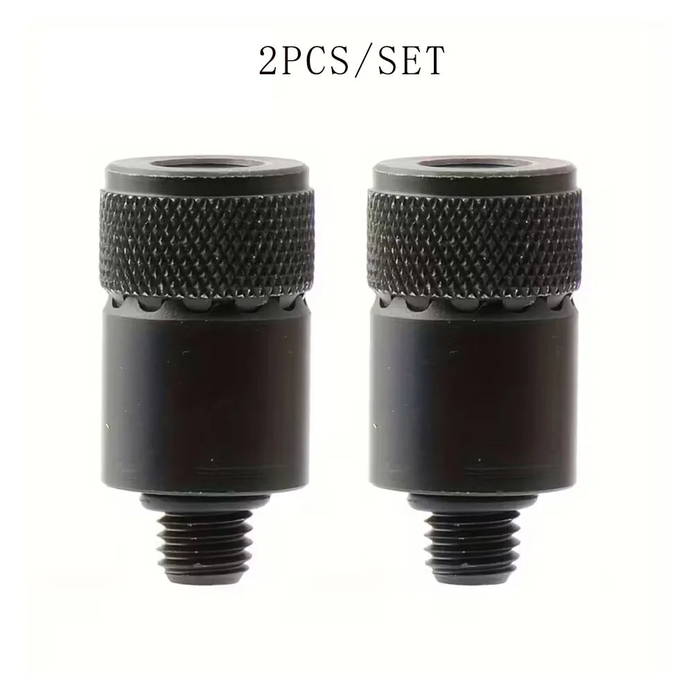 2Pcs/Set Fishing Alarm Bracket Connectors Fishing Alarm Bracket Link Equipment Magnetic Fishing Alarm Adapters for Fishing Rod Quake 2Pcs1Set