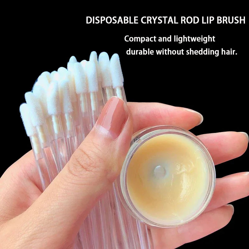 Applicator Wands Wholesale Disposable Lip 100/300PCS Brush Makeup Brushes Lipstick Eyelashes Extension Tool Beauty Accessories Quake