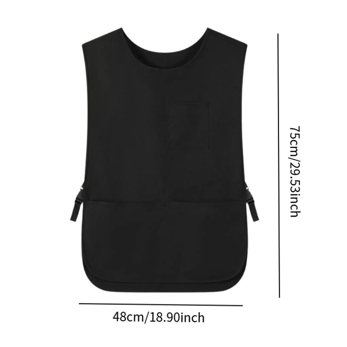 Cobbler Apron Oilproof Waterproof Apron Hairstylist Apron Sleeveless Apron for Art Working Restaurant Crafting Apron Nail Beauty Quake