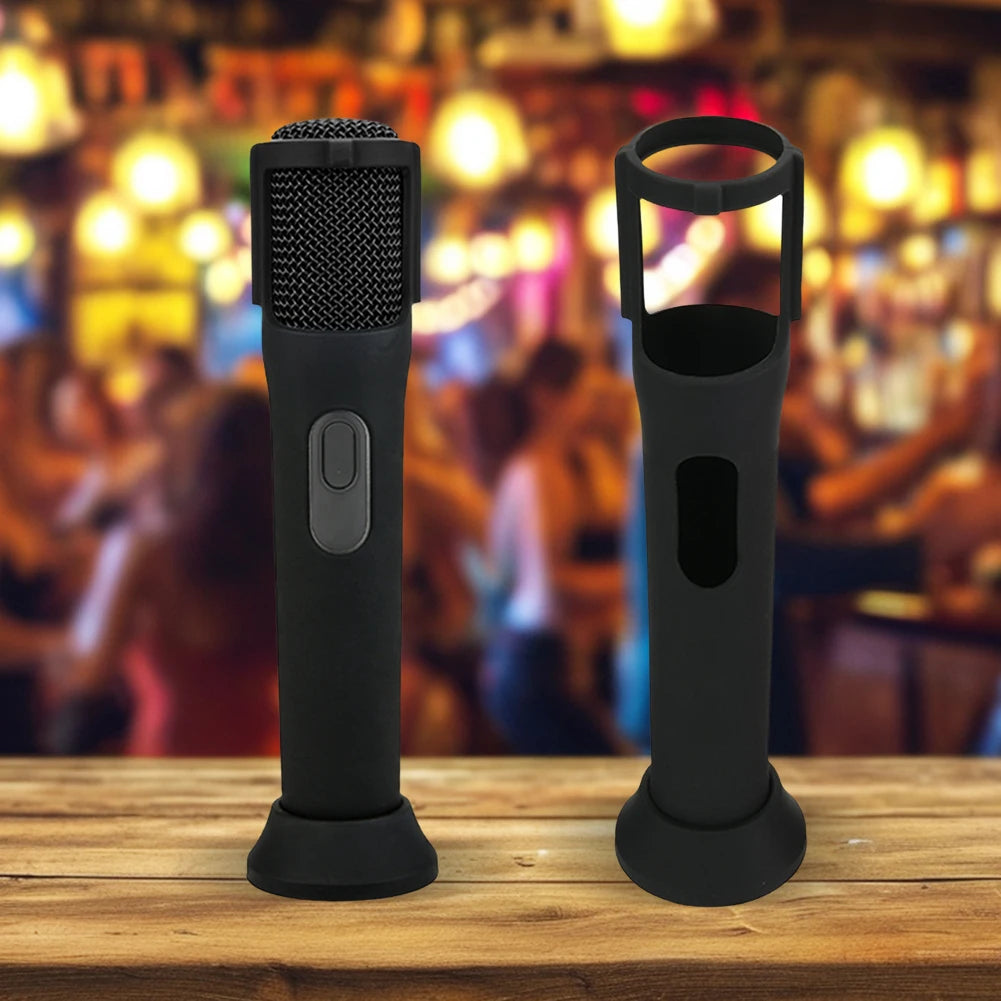 Silicone Case Mic Sleeves Microphone Stand Microphone Case for PartyBox Wireless Microphone Quake