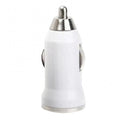 Portable Universal Mini USB Car Charger Adapter for iPhone 17 Samsung s26 Tablet Pad Quake White