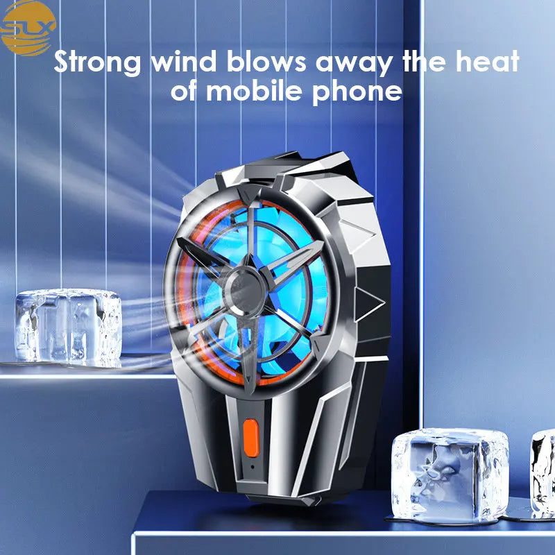 300Mah rechargeable mobile phone air cooler X52 Mobile phone cooling fan Mobile phone radiator back clip for iPhone Samsung Quake