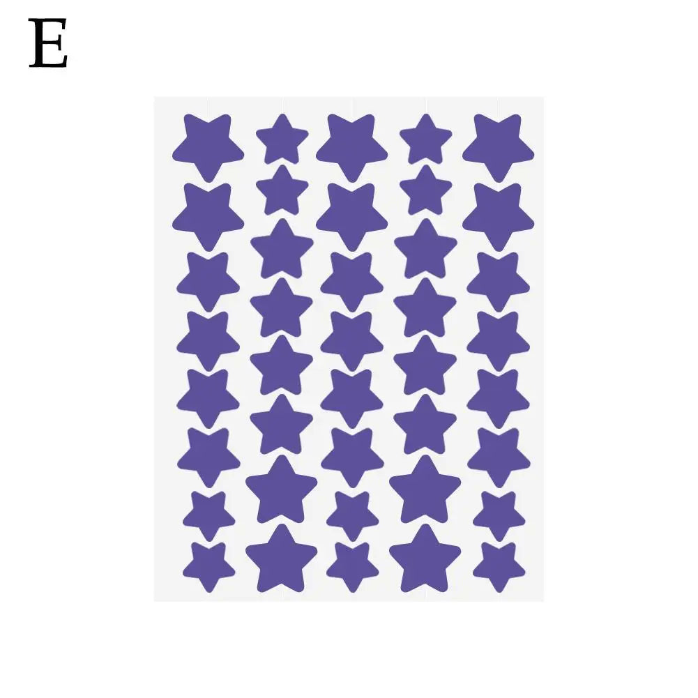 40 Counts Star Pimple Patches For Face Invisible Concealer Waterproof Blemish Spot Acne Pimple Cover Stickers Beauty Skincare Quake purple