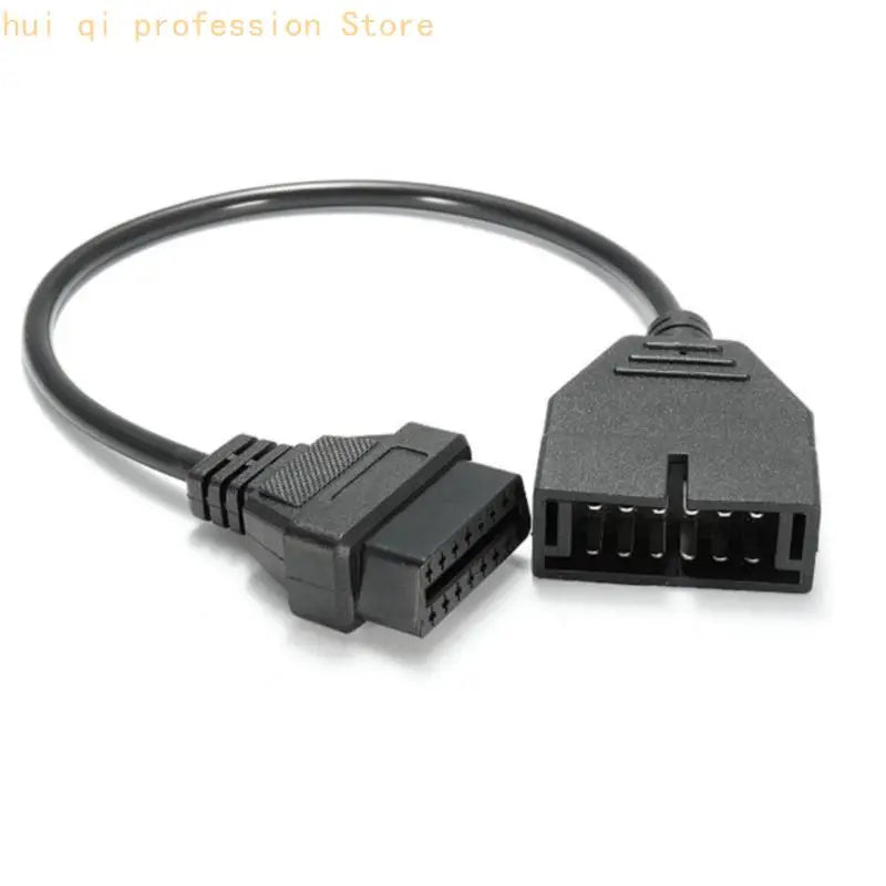 Plastic OBD2 Conversion Cable 12pin Interfaces For Vehicle Scanner Compatibility H8WE Quake