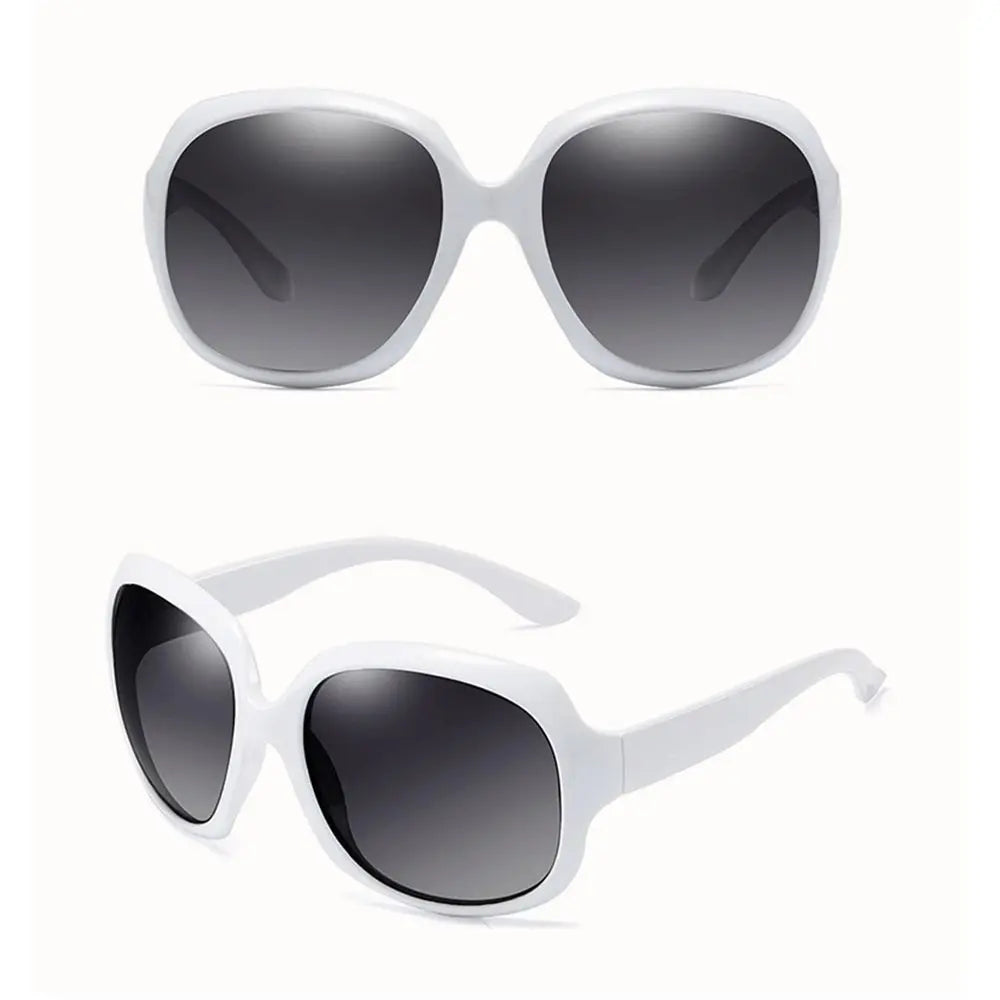 New Shades Sunglasses for Women Square UV 400 Vintage Eyewear Elliptical Frame Oversized Sunglasses for Women & Men Quake 1