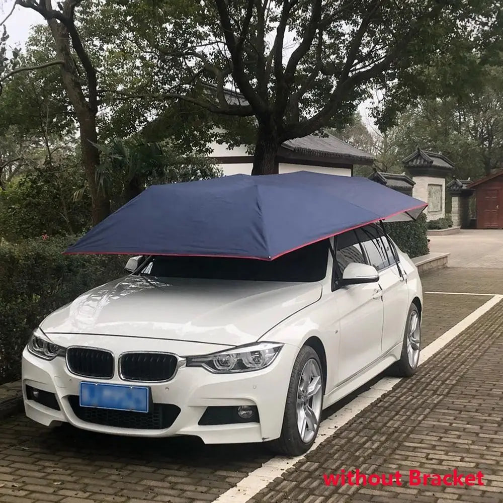 Portable Uv Resistant Waterproof Car Roof Sun Umbrella Car Roof Cloth Dustproof Canopy Cover Quake