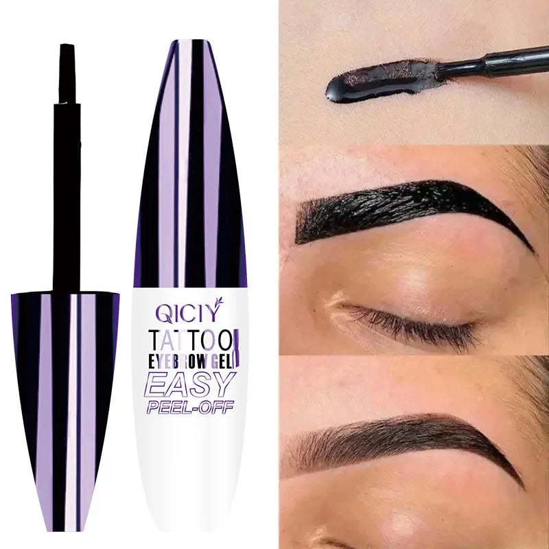 Dyeing Eye Brow Tattoo Tint Peel Off Eyebrow Eyeliner Freckles Dye Cream Waterproof Eyebrow Enhancer Gel Make Up Cosmetic Tool Quake