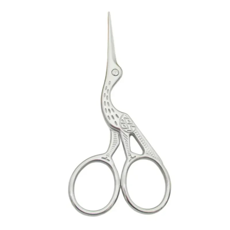 Nose Hair Scissors Round Head Type BeautyScissors For Eyebrows Stainless Steel Stork Nose Hair Beard Ear Hair Eyebrow Scissors Quake