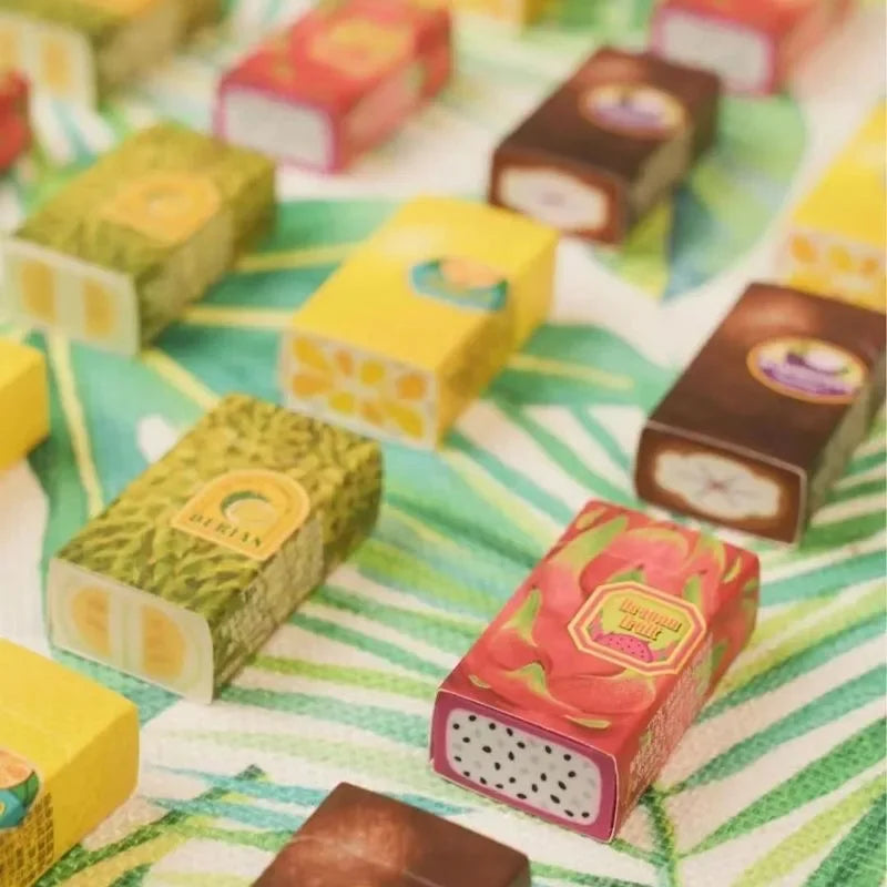 Japan Fruit Eraser Cute Watermelon Banana Kiwi Orange Kawaii Stationery Pomelo Durian Dragon Fruit Bamboo Vegetable Quake