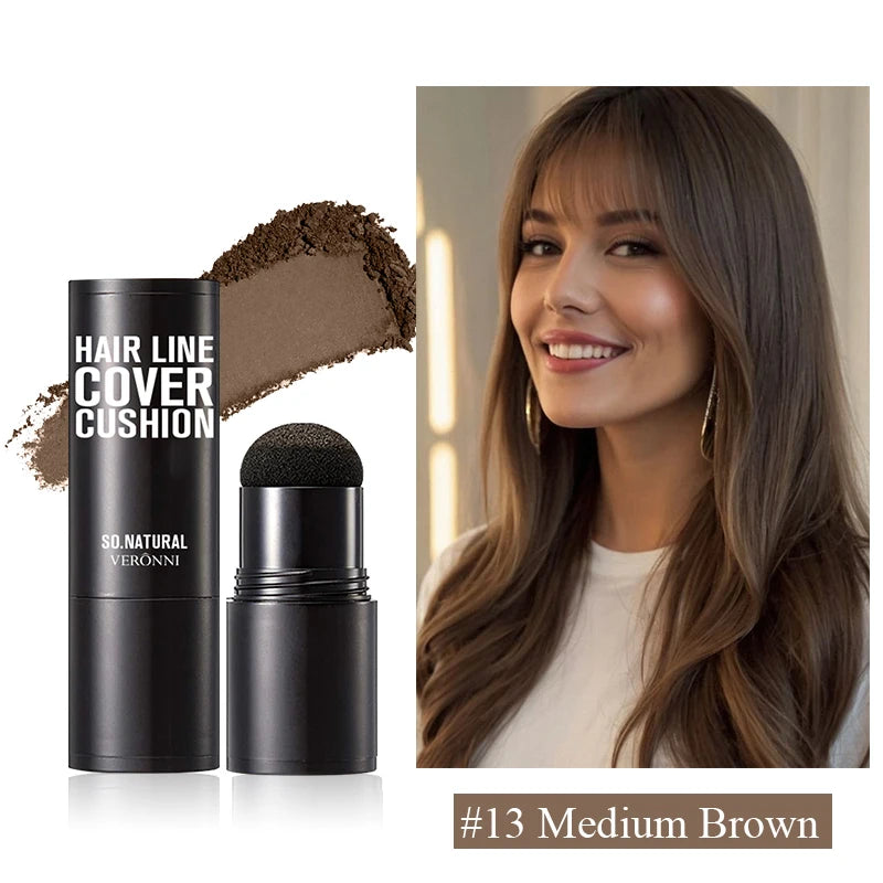 Instant Hairline Powder Fast Covering Hair Root Concealer Eyebrow and Beard Lines, and Long-lasting Wind and Sweat Resistant Quake 13