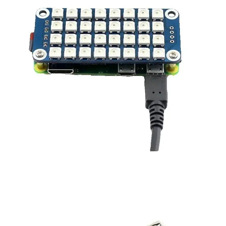 RGB- light full color 4x8LED WS2812B screen GPIO expansion board Raspberry Pi 4B/3B Quake