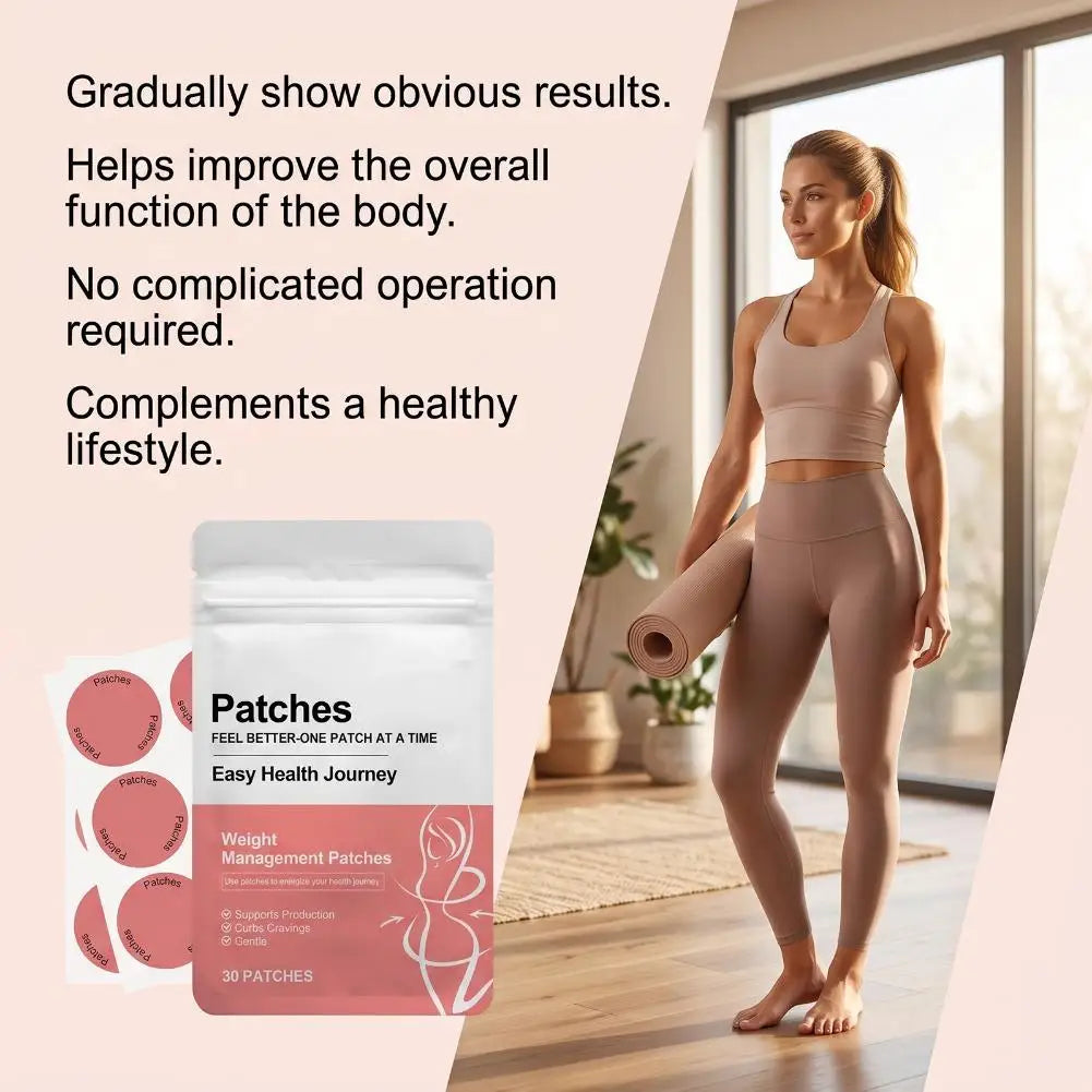 Body Management Patch 30PCS Ultra Thin Breathable Skin Friendly Comfortable Body Care Stickers for Daily Wear Quake