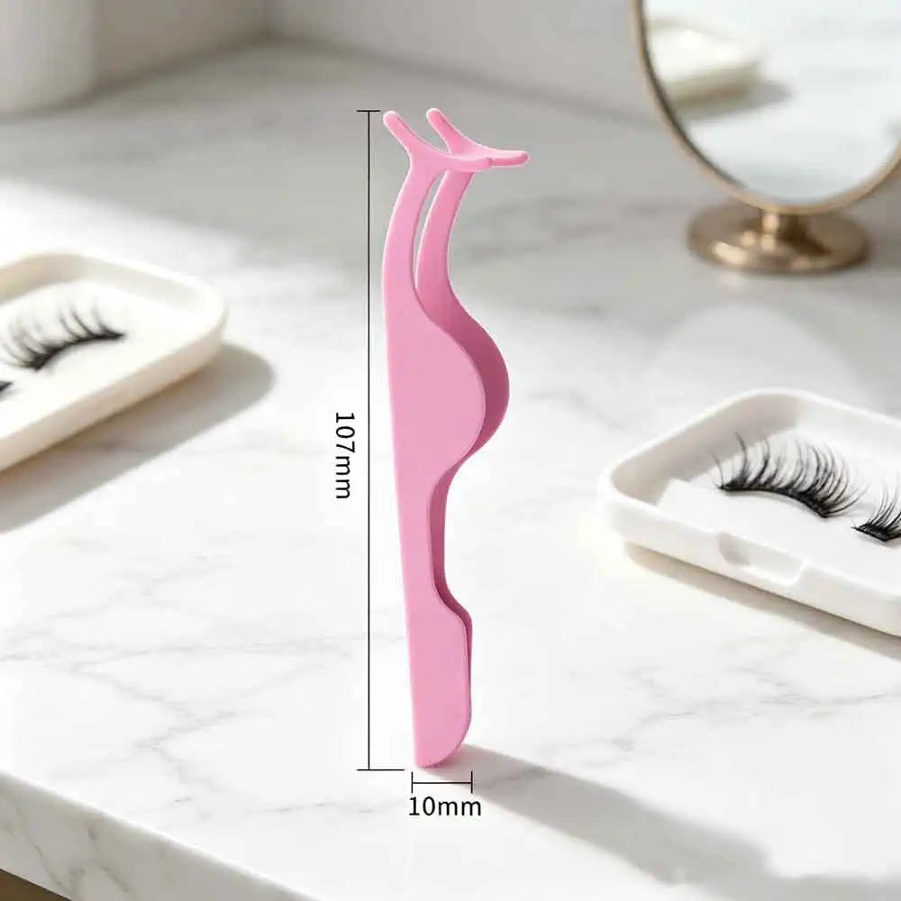 1 Pc False Eyelashes Applicator Fake Eye Lash Makeup Tools TweezerAuxiliary Curler Mink Eyelashes Professional Tweezer Tools Quake