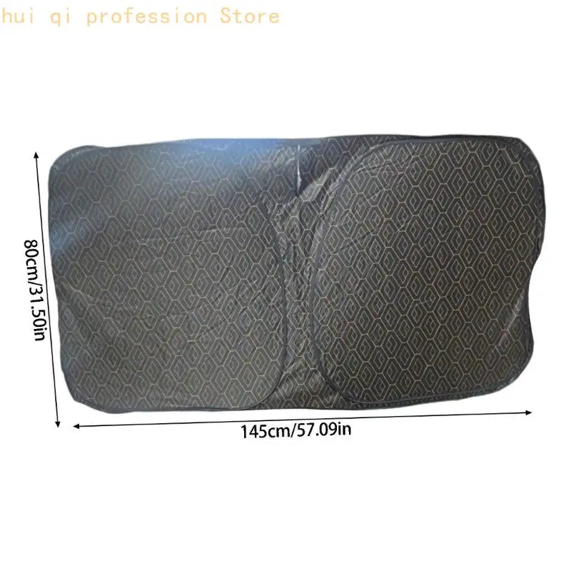 Heavy Duty Heat Resistant Car Windshield Sunshade Combo With 4 Side Window Shades H8WE Quake