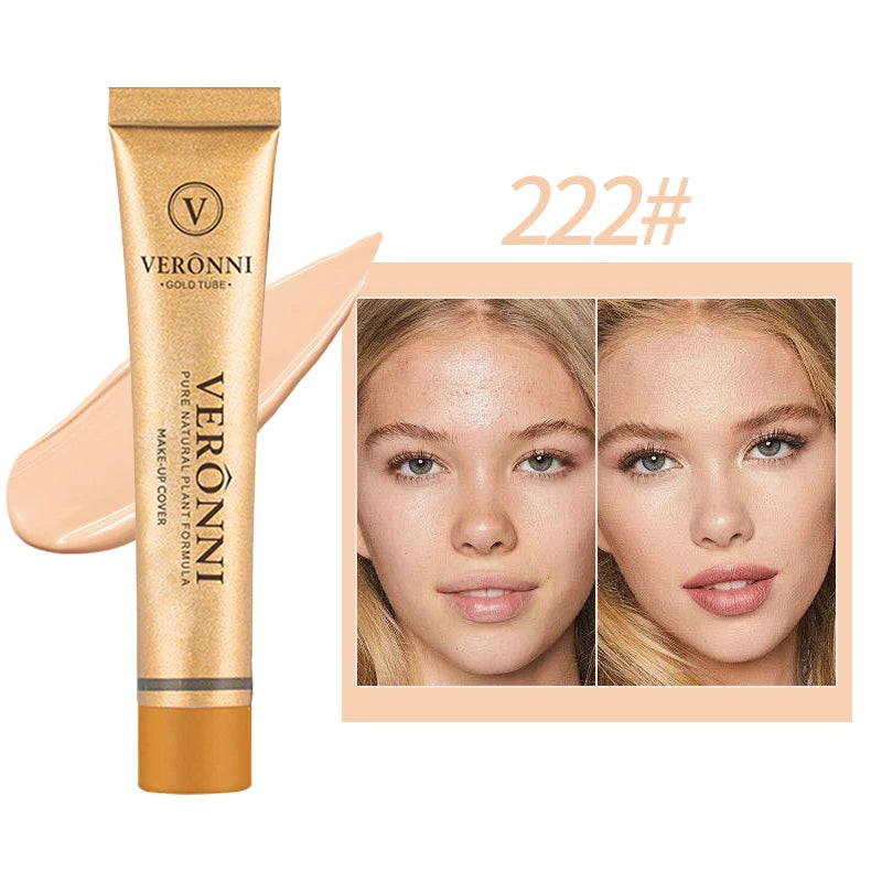 Long-lasting waterproof and sweatproof concealer with natural nude Maquiagem Liquid Concealer Beauty Face Cosmetics Makeup Base Quake 222