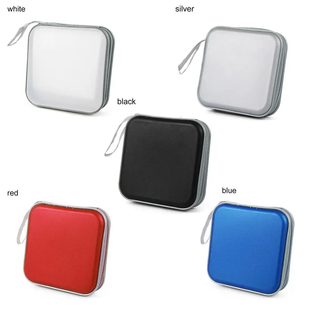 40 Disc Bags Wallet Album Holder Double-side Storage Sleeve CD DVD Case Organizer Quake