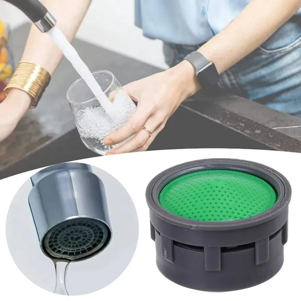 50/5PCS Faucet Filter Aerator Flow Restrictor Replacement Parts Insert Sink Basin Tap Filter Anti-splash Head Faucet Accessories Quake