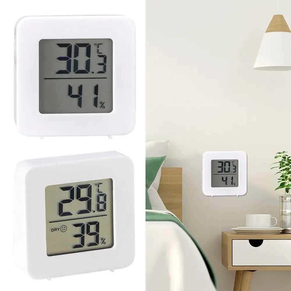 Digital Thermometer Hygrometer LCD High Accuracy Mini Household Quake