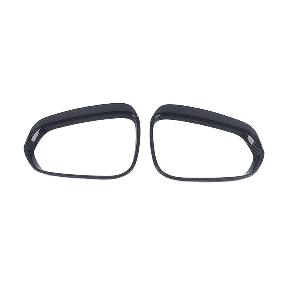 For Lexus NX 250 260 350 2022-2024 2x Car Sticker ABS Exterior Side Mirror Rain Eyebrow Frame Trim Decorative Accessories Parts Quake Carbon