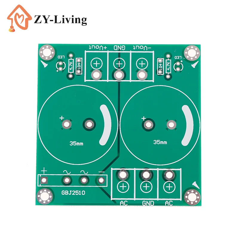1/3PCS 25A Single AC-DC Audio Amplifier Rectifier Filter Power Supply Board Bare PCB Quake