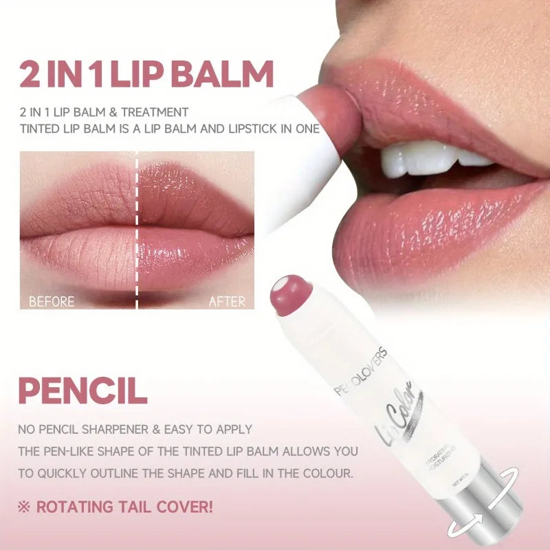 PECOLOVERS Waterproof Lipstick for Women - Long-Lasting, Moisturizing Gloss with Natural Finish, Suitable for All Skin Types Quake