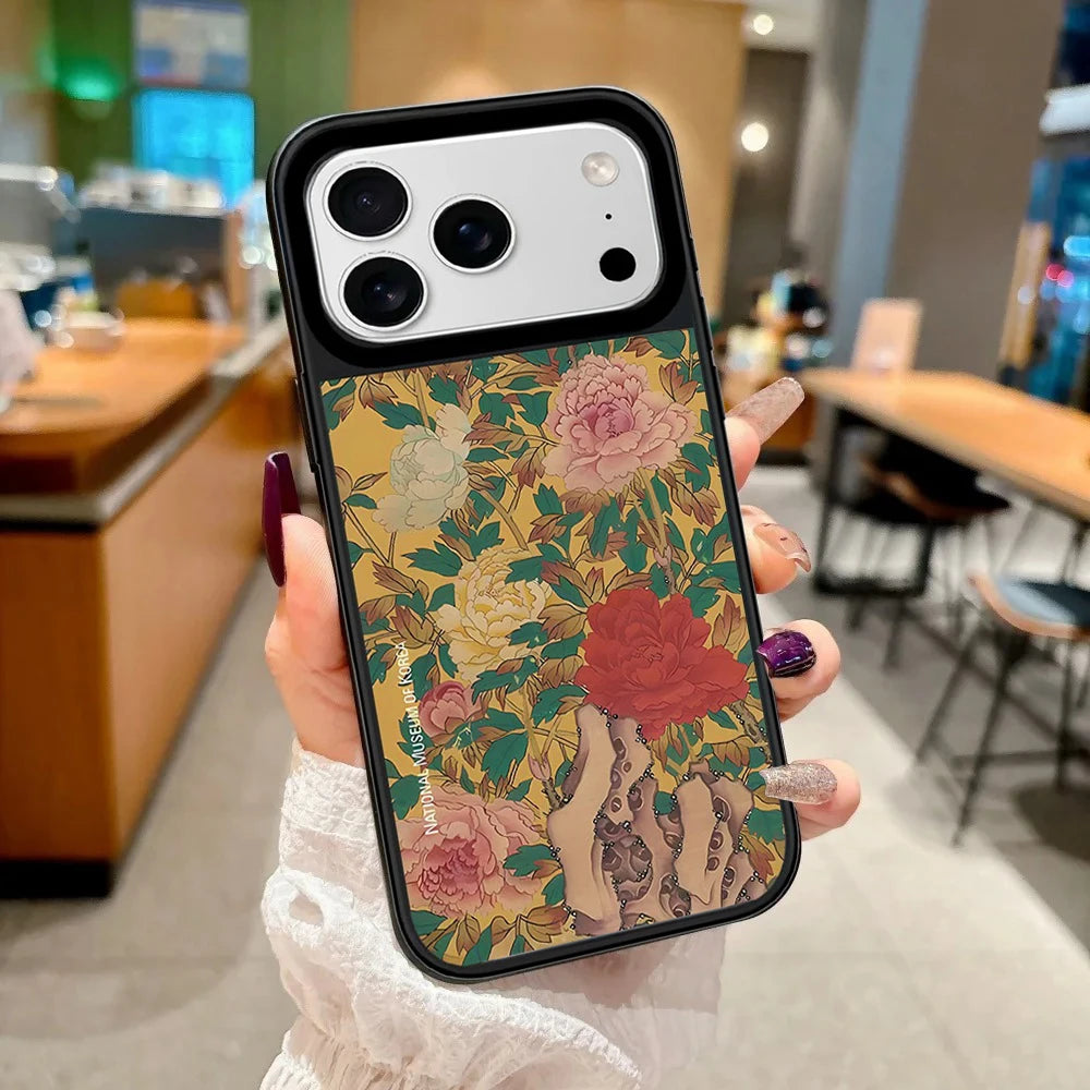 6090487 Mirror Surface Magnetic Phone Case Cover for IPhone 13 14 15 16 17 18 Pro Max Case Quake