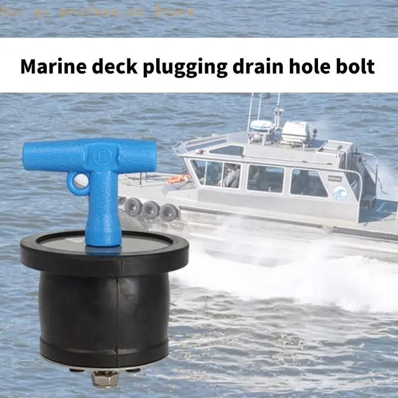 Easy To Install Heavy Duty Marine Grade Aluminum Deck Drain Plug Suitable For Sailboats And Yachts Commercial Vessels H8WE Quake