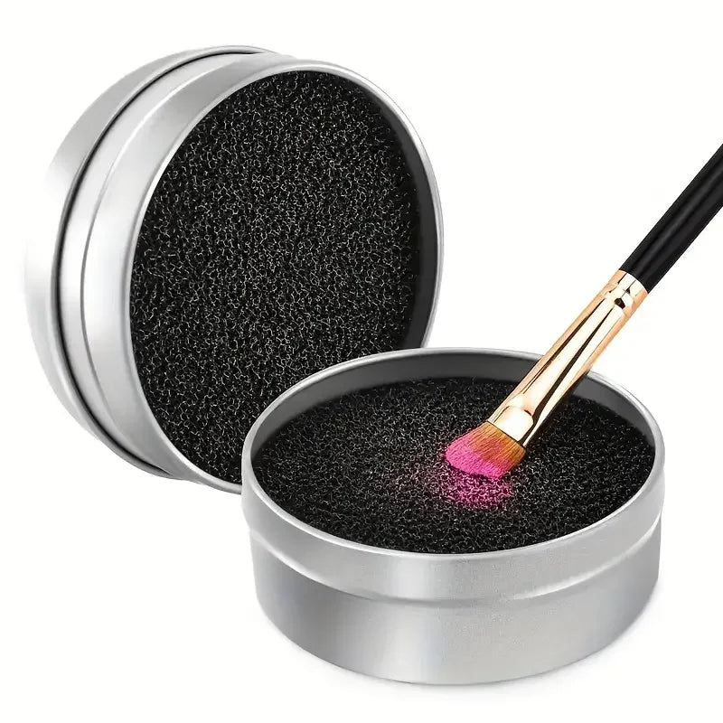 1pc Instant Makeup Brush Cleaner -Quick-Dry Sponge Tool for Seamless Color Switch - Essential for Eye Shadow Brushes Application Quake 1 pcs