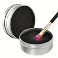 1pc Instant Makeup Brush Cleaner -Quick-Dry Sponge Tool for Seamless Color Switch - Essential for Eye Shadow Brushes Application Quake 1 pcs