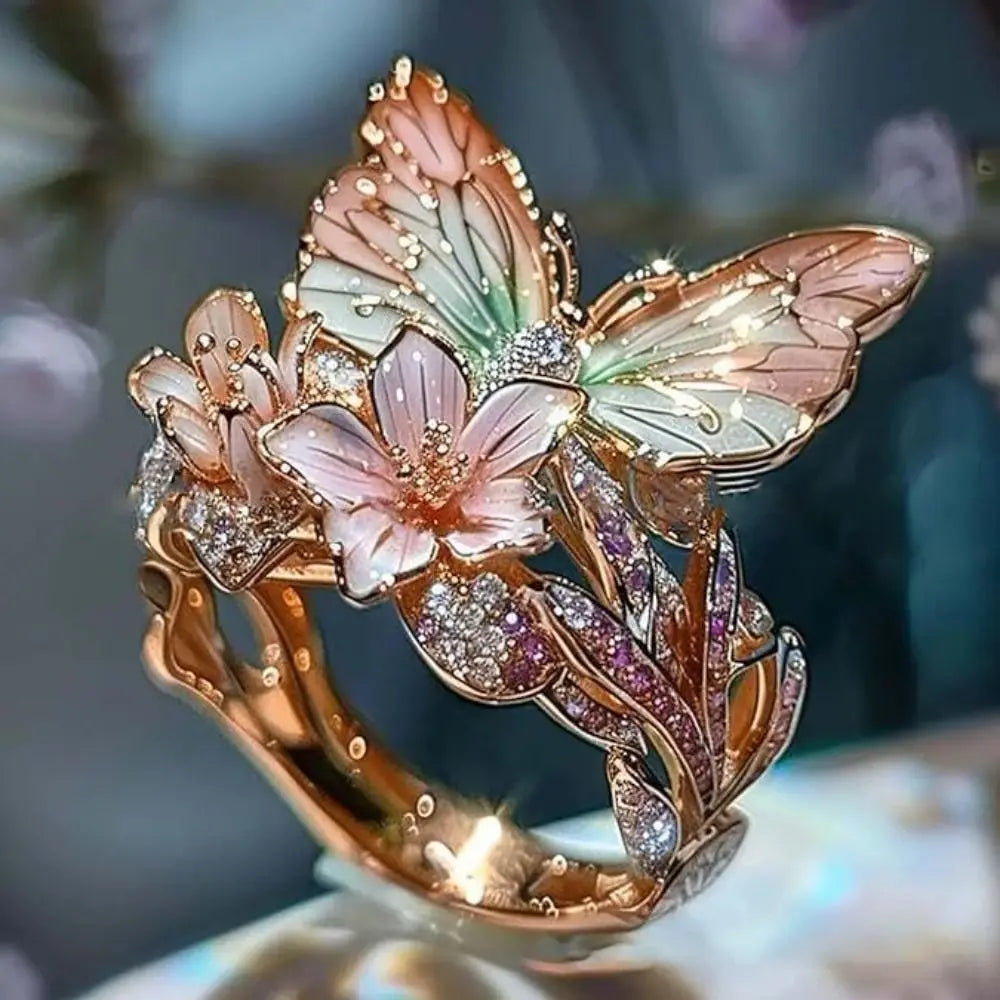 Fashion Jewelry Accessories Ring Non-fading Crafts Vintage Rings Gift Open Ring Quake