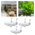 Hanging Turtle Basking Platform Acrylic Ramp Dock Shelf for Reptile Terrarium Fish Tank Decoration and Climbing Quake S