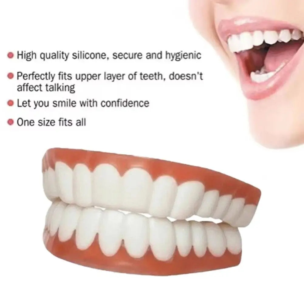 False Teeth Upper Lower Veneers Perfect Laugh Veneers Dentures Paste Fake Teeth Braces Comfortable Teeth Quake