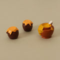 3Pcs 1/12 Dollhouse Simulation Honey Jar Set Dollhouse Miniature Kitchen Food Decoration Dolls House Accessories Quake 3Pcs