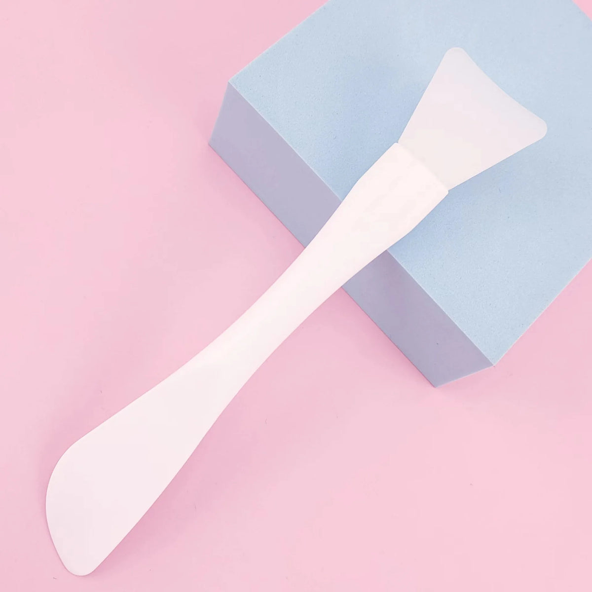 Dual-use DIY Mud Film Brushes Knife Type Flat Head Silicone Plastic Facial Mask Brushes Silicone Film Adjusting Rod Beauty Tools Quake No.4 1pc